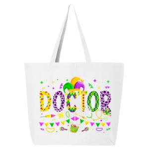 Funny Doctor Lover Mardi Gras Carnival Party Gift 25L Jumbo Tote