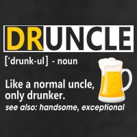 Funny Druncle Like An Uncle Definition Drunker Beer 7 Panel Mesh Trucker Snapback Hat