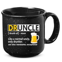 Funny Druncle Like An Uncle Definition Drunker Beer 15oz Campfire Ceramic Mug