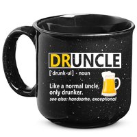 Funny Druncle Like An Uncle Definition Drunker Beer 15oz Campfire Ceramic Mug