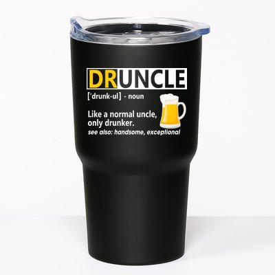 Funny Druncle Like An Uncle Definition Drunker Beer Tumbler