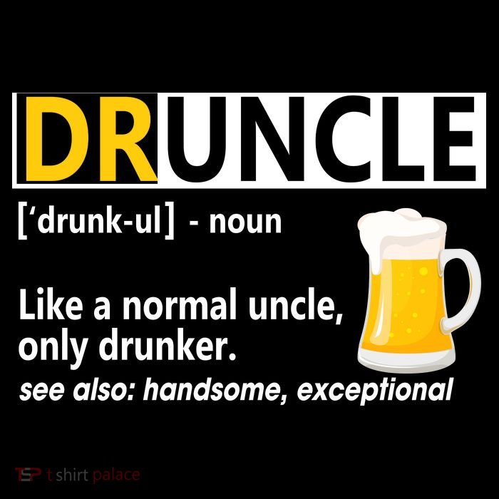 Funny Druncle Like An Uncle Definition Drunker Beer Pom Pom 12in Knit Beanie
