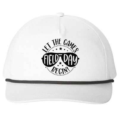 Field Day Let Games Start Begin Teachers Snapback Five-Panel Rope Hat