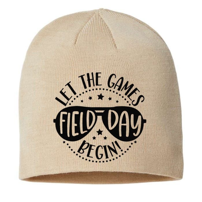 Field Day Let Games Start Begin Teachers Sustainable Beanie