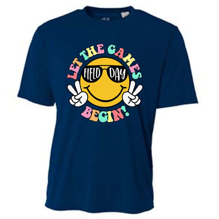 Field Day Let The Games Begin 2024 Teachers Cooling Performance Crew T-Shirt