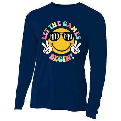 Field Day Let The Games Begin 2024 Teachers Cooling Performance Long Sleeve Crew