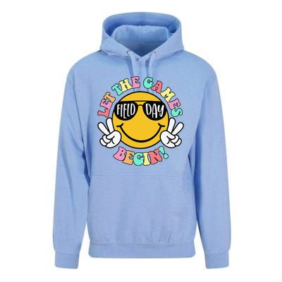 Field Day Let The Games Begin 2024 Teachers Unisex Surf Hoodie