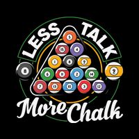 Father's Day Less Talk Mor Chalk Pool Player Gift For Dad Mug