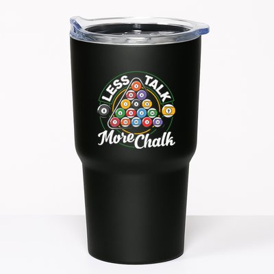 Father's Day Less Talk Mor Chalk Pool Player Gift For Dad Tumbler