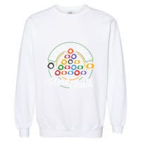 Father's Day Less Talk Mor Chalk Pool Player Gift For Dad Garment-Dyed Sweatshirt