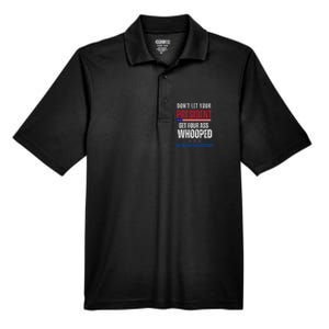 Funny Dont Let Your President Get Your Whooped Not Ancestors Men's Origin Performance Pique Polo