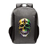 Fleur De Lis Mardi Gras Skull Vector Backpack