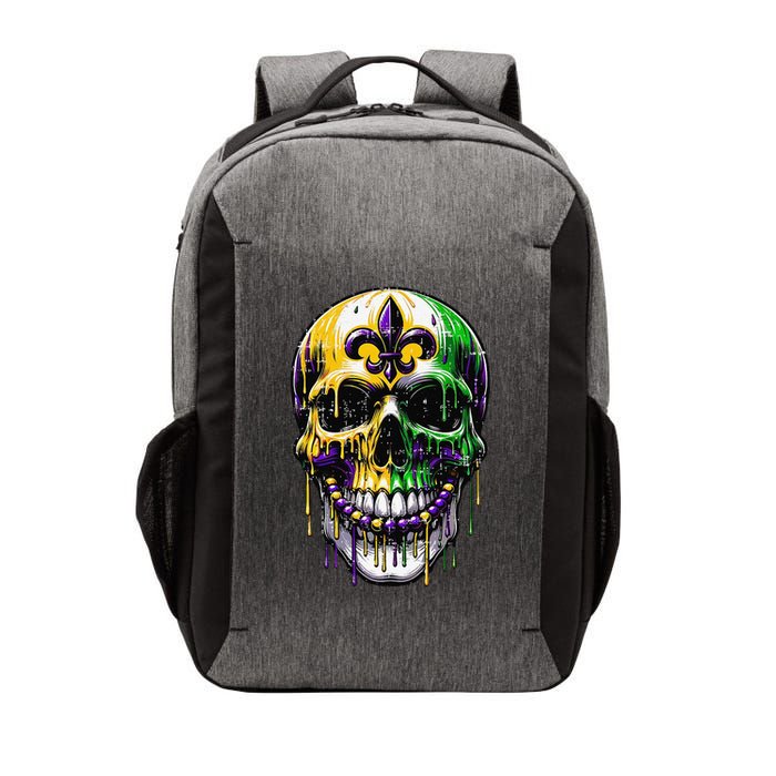 Fleur De Lis Mardi Gras Skull Vector Backpack