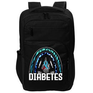 Fuck Diabetes Logo Awareness Impact Tech Backpack