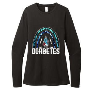 Fuck Diabetes Logo Awareness Womens CVC Long Sleeve Shirt