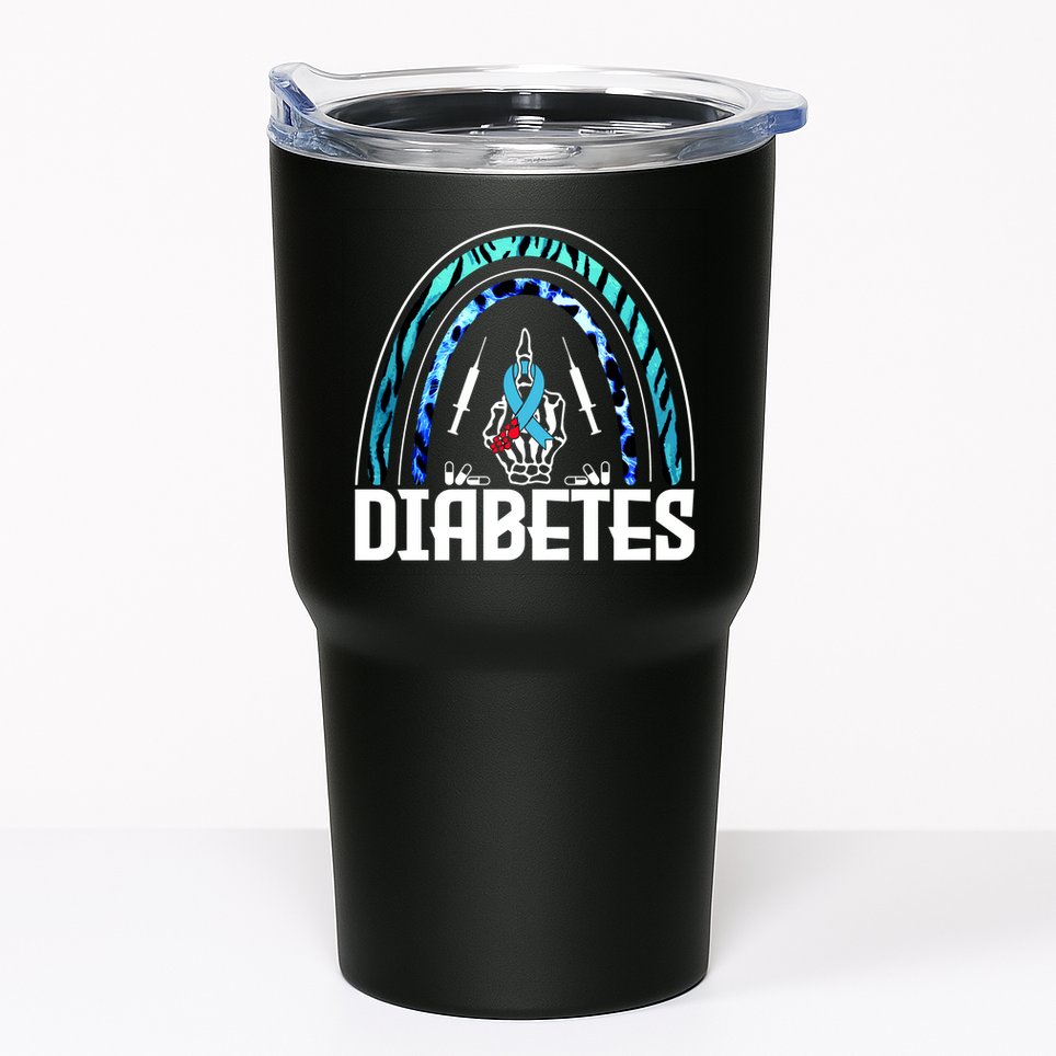Fuck Diabetes Logo Awareness Tumbler