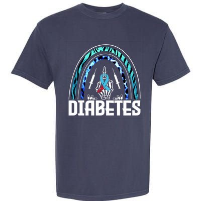 Fuck Diabetes Logo Awareness Garment-Dyed Heavyweight T-Shirt