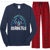 Fuck Diabetes Logo Awareness Long Sleeve Pajama Set