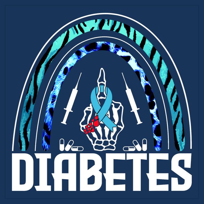 Fuck Diabetes Logo Awareness 16 in Basic Backpack