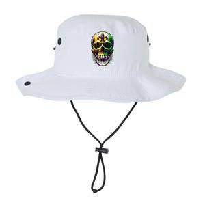 Fleur De Lis Mardi Gras Skulls Legacy Cool Fit Booney Bucket Hat