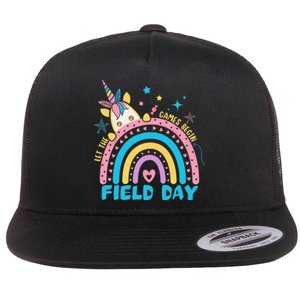 Field Day Let The Games Begin Teachers Flat Bill Trucker Hat