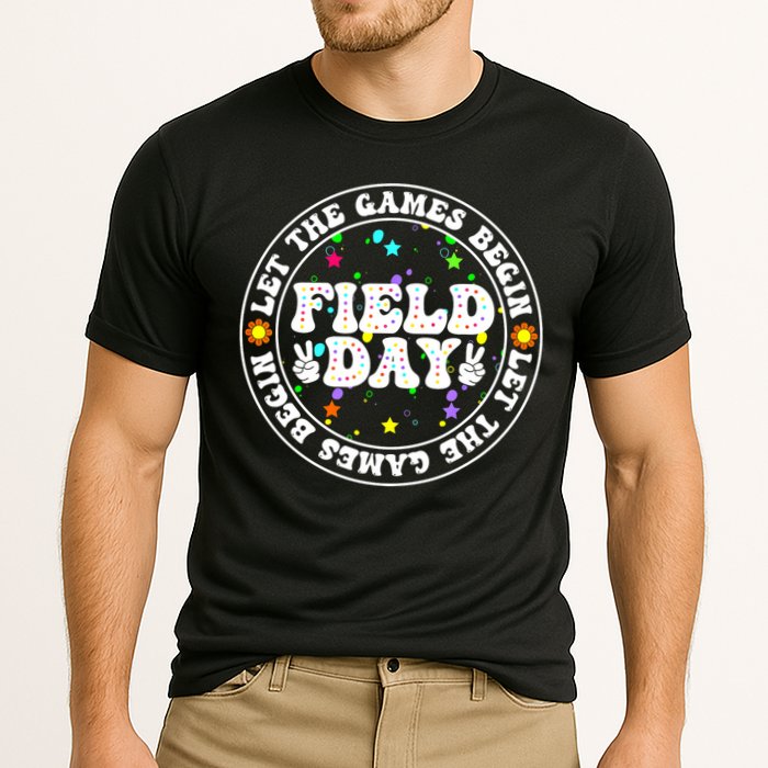 Field Day Let The Games Begin Teachers Field Day Cooling Performance Crew T-Shirt