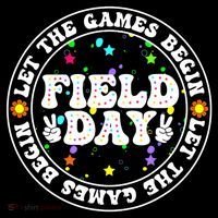 Field Day Let The Games Begin Teachers Field Day 7-Panel Snapback Hat