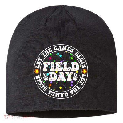 Field Day Let The Games Begin Teachers Field Day Sustainable Beanie
