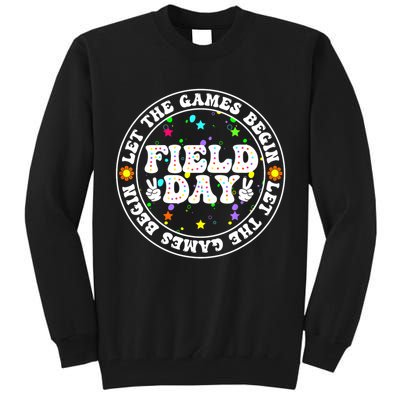 Field Day Let The Games Begin Teachers Field Day Tall Sweatshirt
