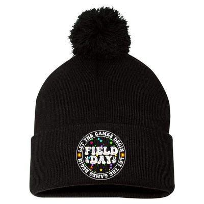 Field Day Let The Games Begin Teachers Field Day Pom Pom 12in Knit Beanie