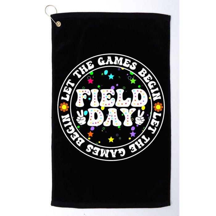 Field Day Let The Games Begin Teachers Field Day Golf Towel