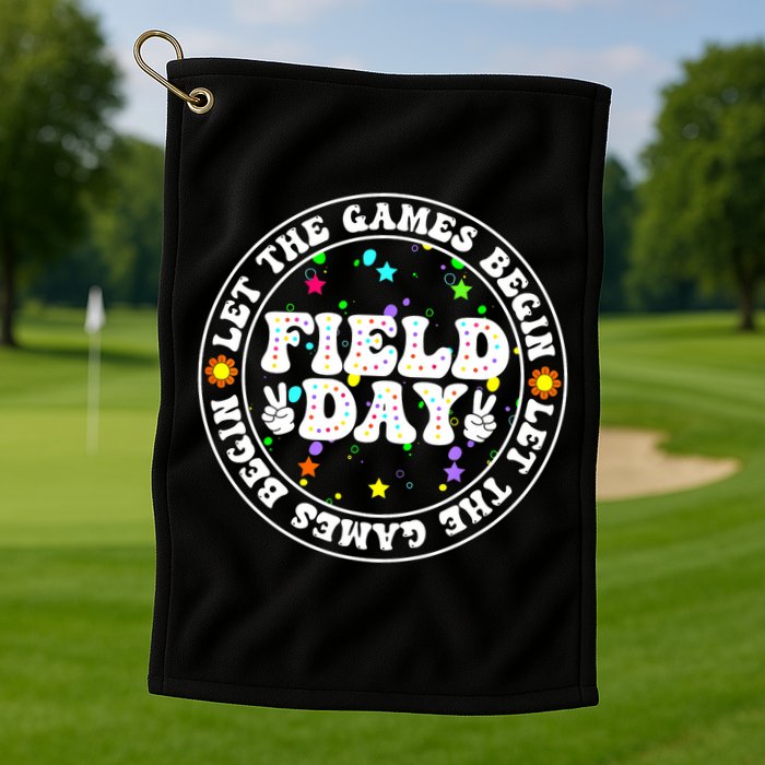 Field Day Let The Games Begin Teachers Field Day Golf Towel