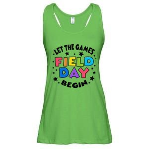 Field Day Let The Games Begin Teachers Ladies Essential Flowy Tank