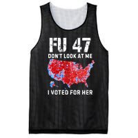 Fu47 DonT Look At Me I Voted For Her Mesh Reversible Basketball Jersey Tank