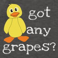 Funny Duck Lovers Got Any Grapes Vector Backpack