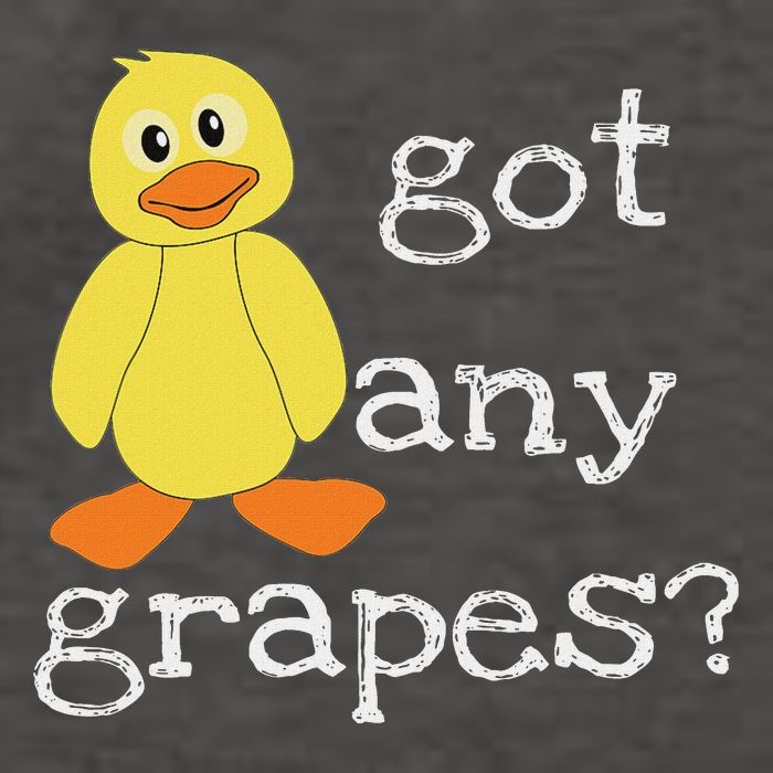 Funny Duck Lovers Got Any Grapes Vector Backpack