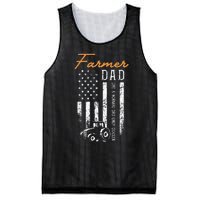 Farmer Dad Like A Normal Dad Only Cooler USA Flag Farming Mesh Reversible Basketball Jersey Tank