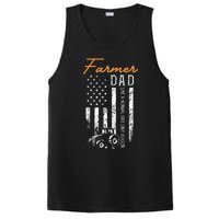 Farmer Dad Like A Normal Dad Only Cooler USA Flag Farming PosiCharge Competitor Tank