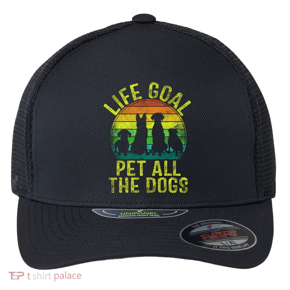 Funny Dog Lover Gift Flexfit Unipanel Trucker Cap