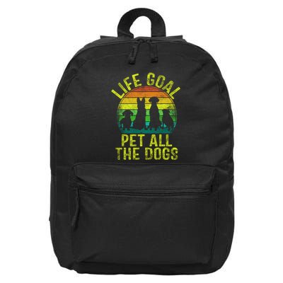Funny Dog Lover Gift 16 in Basic Backpack