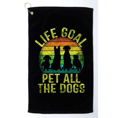 Funny Dog Lover Gift Golf Towel