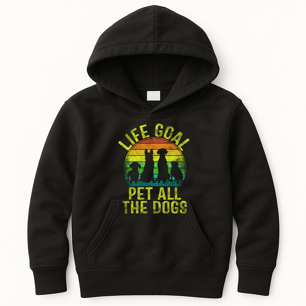 Funny Dog Lover Gift Kids Hoodie