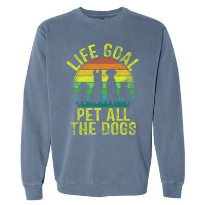 Funny Dog Lover Gift Garment-Dyed Sweatshirt