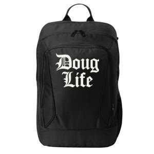 Funny Doug Life Name Birthday City Backpack