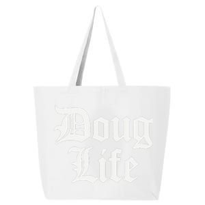 Funny Doug Life Name Birthday 25L Jumbo Tote