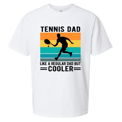 Fathers Day Lover Tennis Dad Like A Regular Dad But Cooler Gift Sueded Cloud Jersey T-Shirt