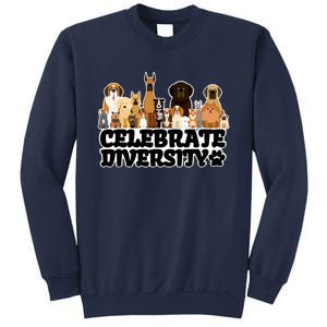 Funny Dog Lover Shirts 'Celebrate Diversity' Cute Dog Sweatshirt