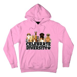 Funny Dog Lover Shirts 'Celebrate Diversity' Cute Dog Hoodie