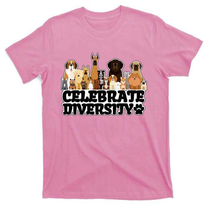 Funny Dog Lover Shirts 'Celebrate Diversity' Cute Dog T-Shirt