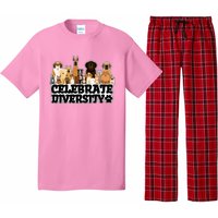 Funny Dog Lover Shirts 'Celebrate Diversity' Cute Dog Pajama Set